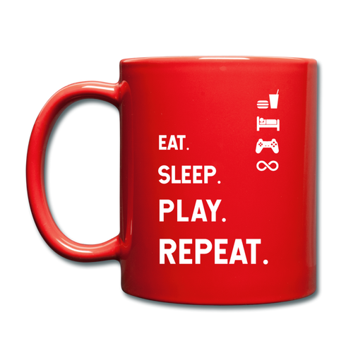 Eat Sleep Play Repeat Full Color Mug